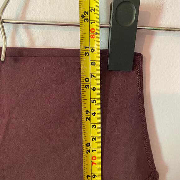 Lululemon Women's size 4 Plum Purple Wunder Under High Rise Tights Cropped Ankle - Picture 9 of 10